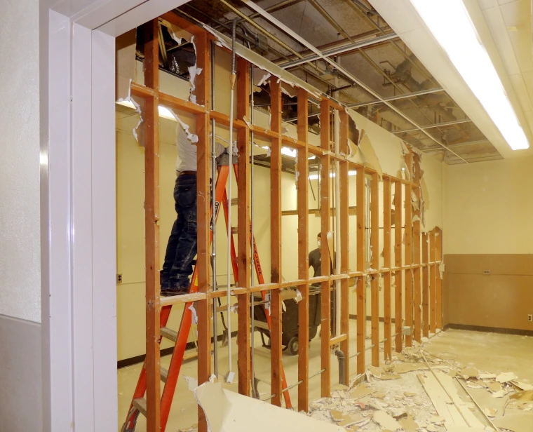 Renovation of room.